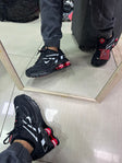 Nike SHOX R2 SUPREME NEGRO-ROJO