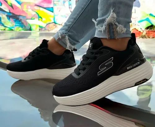Skechers NEGRO-BLANCO