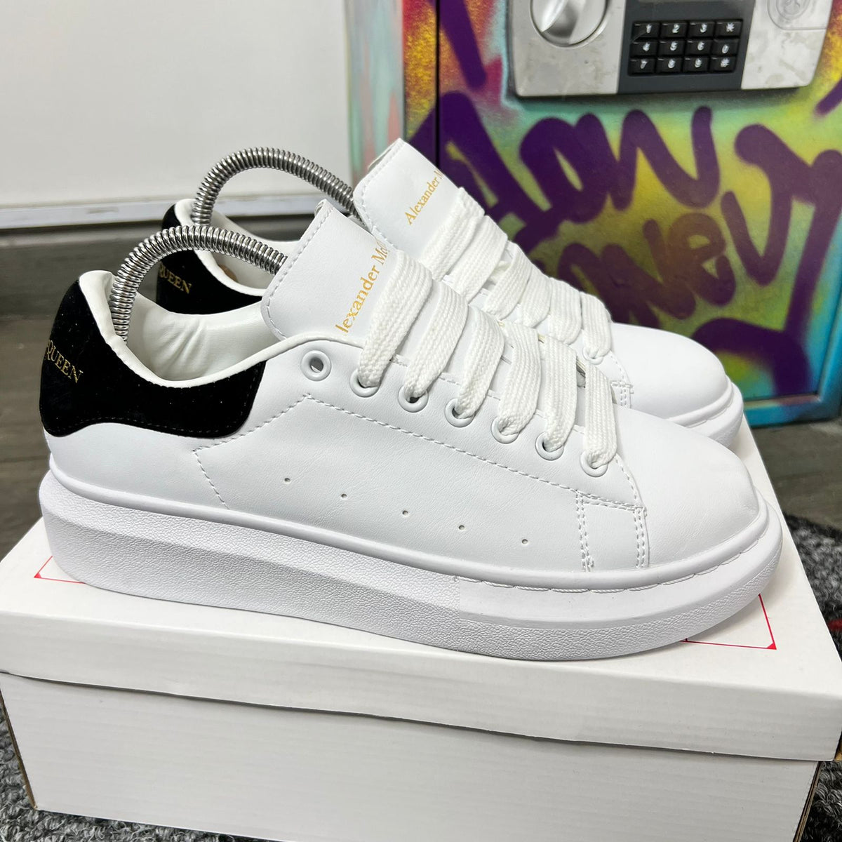 Alexander McQueen BLANCO-NEGRO