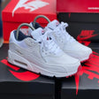 Nike AIRMAX 90 BLANCO-AZUL