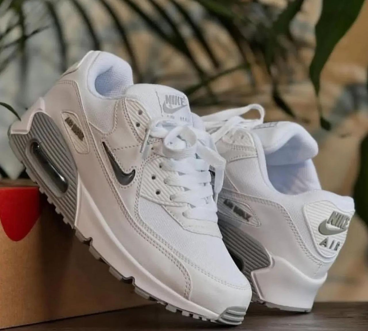 Nike AIRMAX 90 BLANCO-GRIS