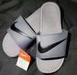 Nike CHANCLAS GRIS-NEGRO