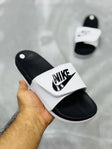 Nike CHANCLAS BLANCO-NEGRO
