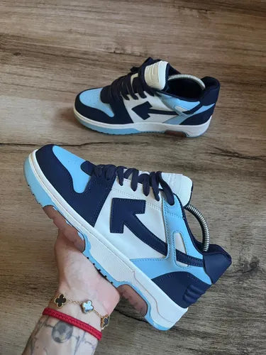 Off-White "OOO" AZUL-BLANCO