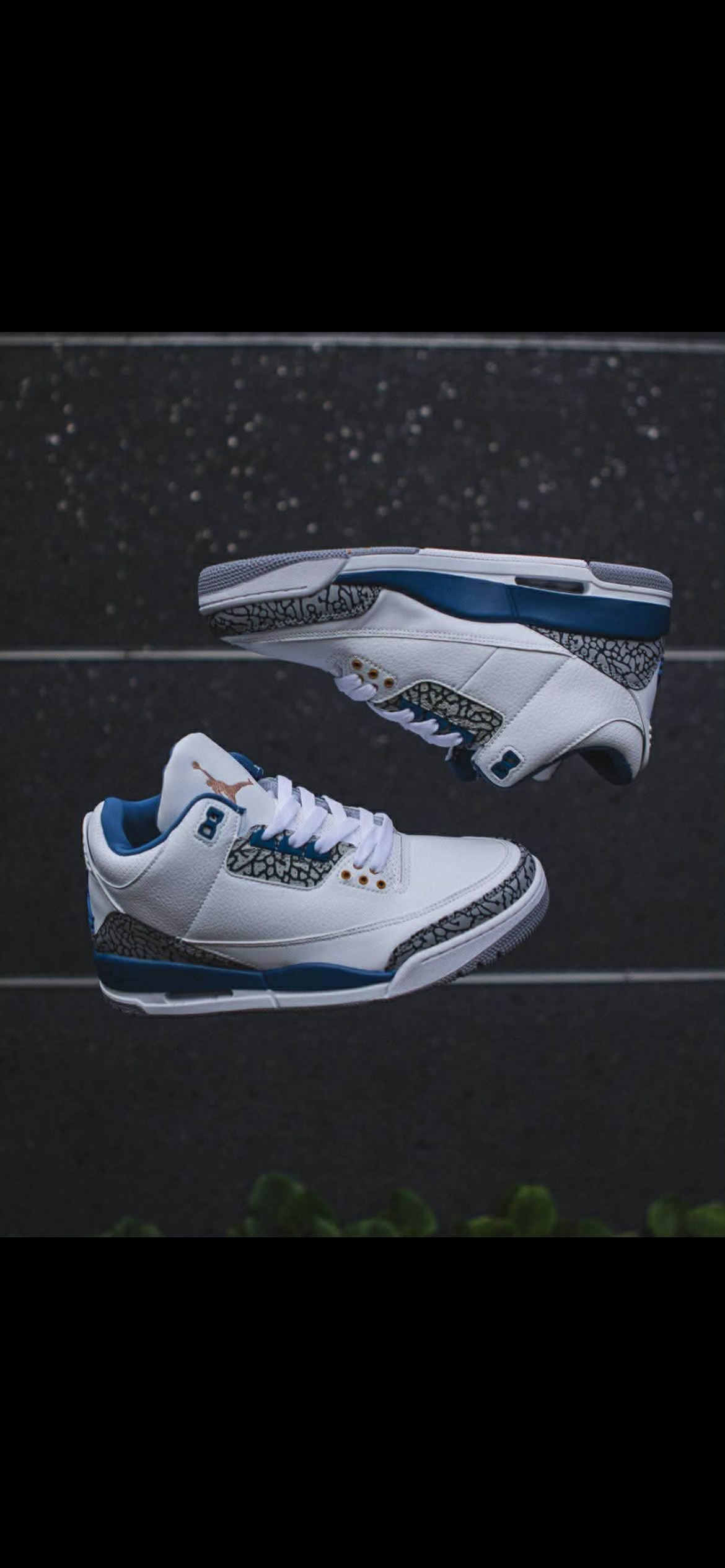 Jordan RETRO 3 BLANCO-AZUL