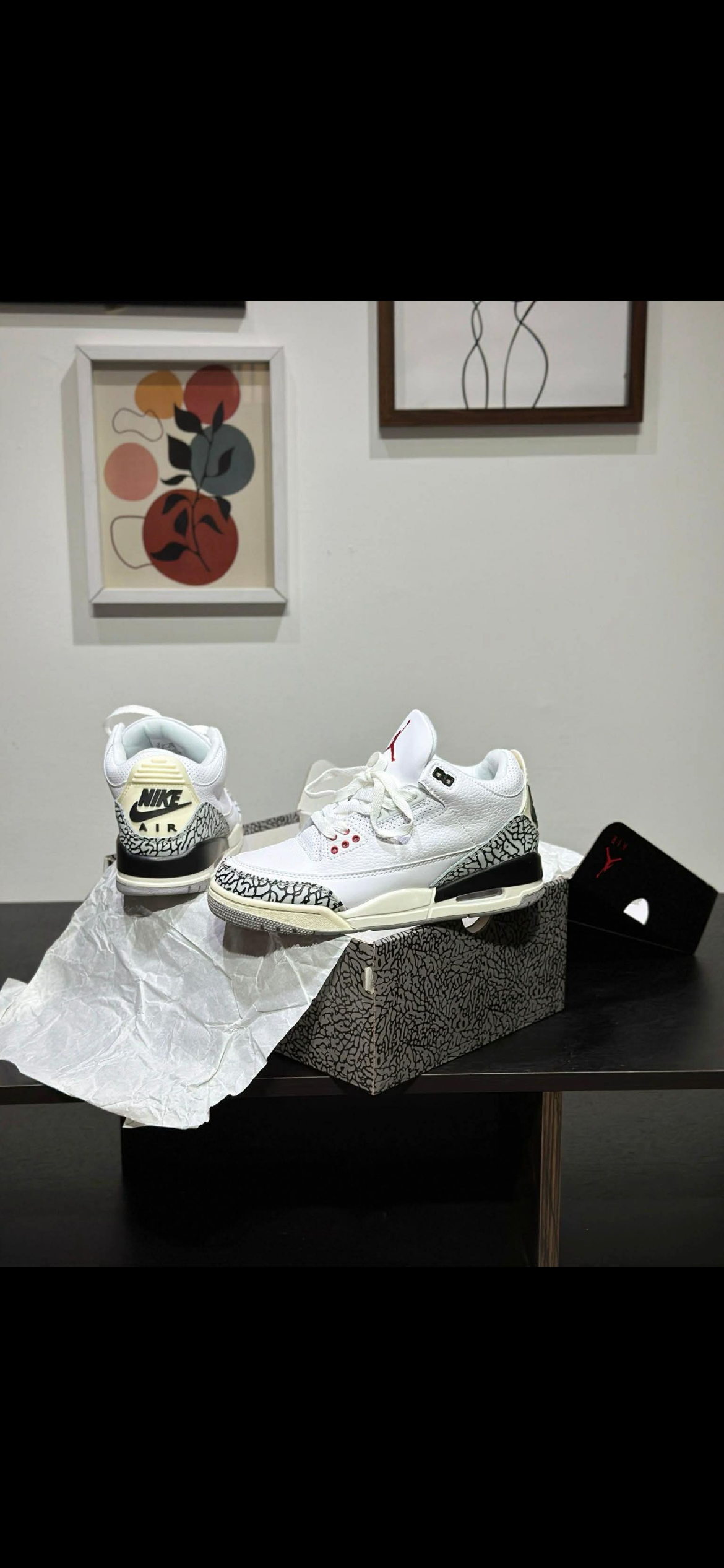 Jordan RETRO 3 BLANCO