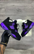 Jordan RETRO 4 NEGRO-MORADO