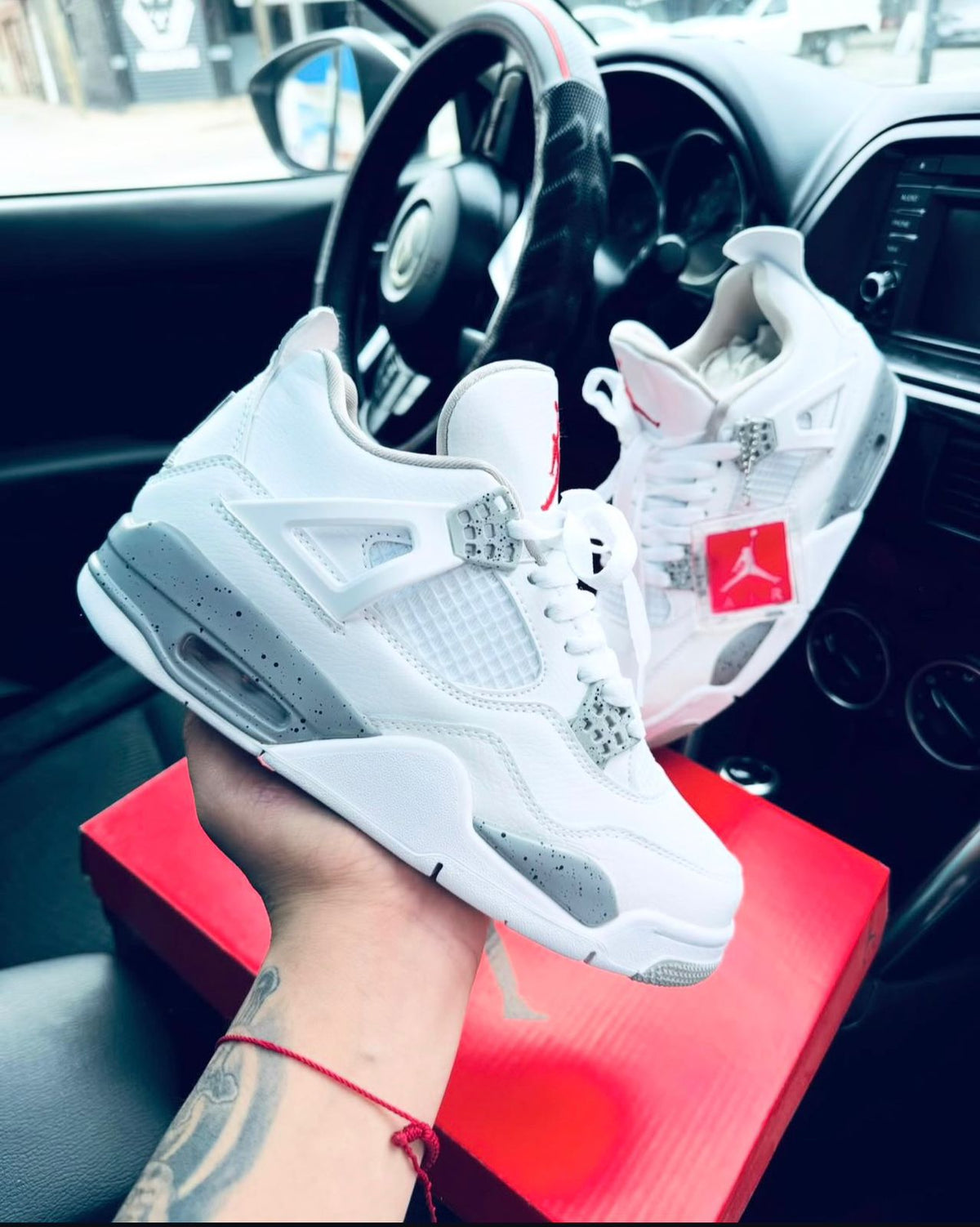 Jordan RETRO 4 BLANCO-OREO