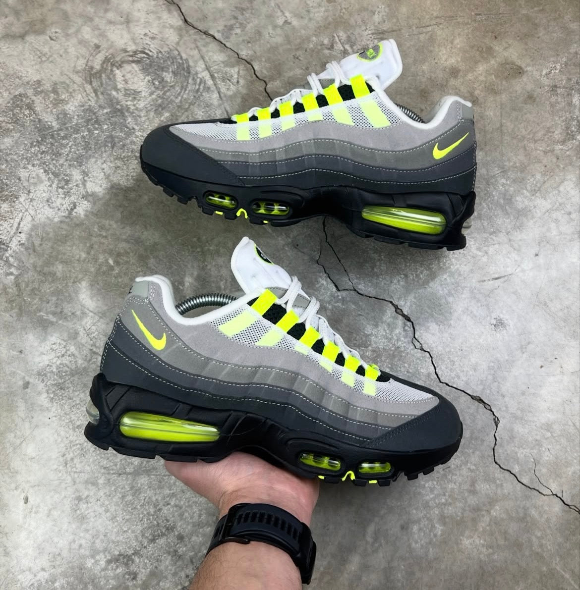 Nike AIRMAX 95 GRIS-VERDE