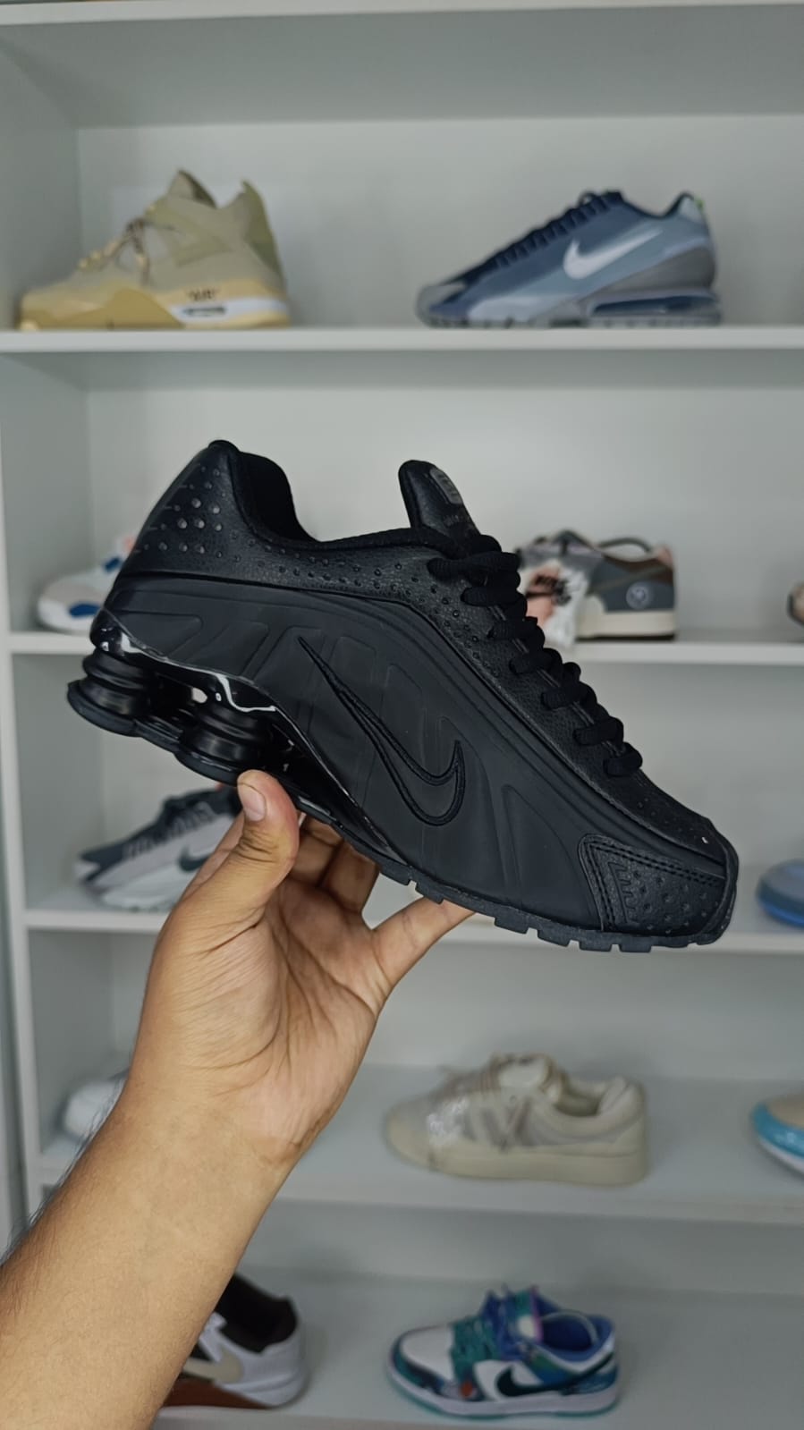 Nike SHOX R4 BLANCO-ROJO