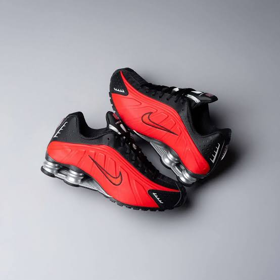 Nike SHOX R4 NEGRO-ROJO