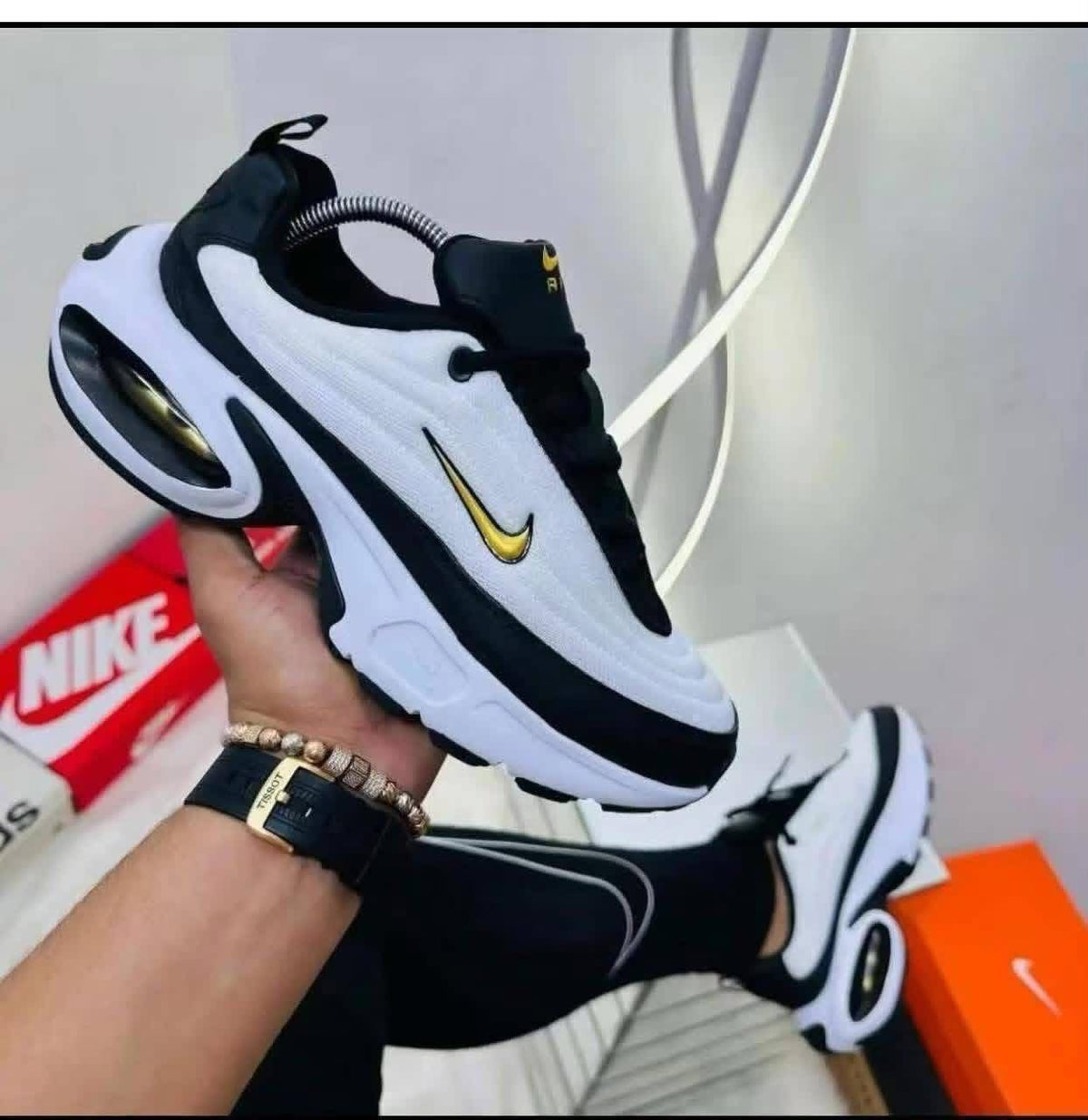 Nike AIRMAX BLANCO-NEGRO
