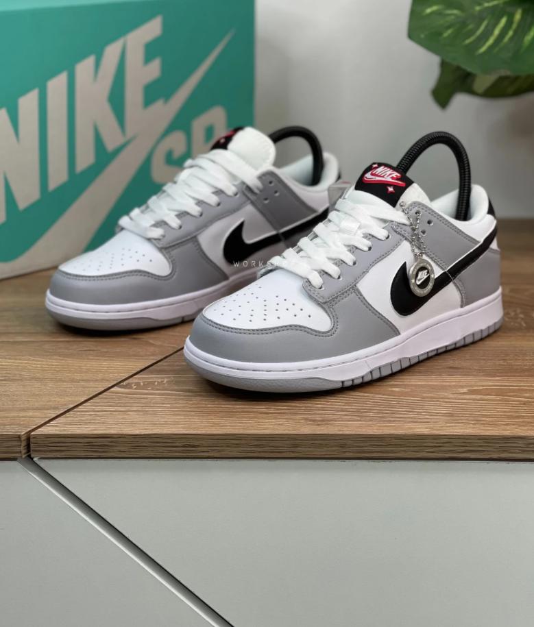 Nike DUNK GRIS-BLANCO