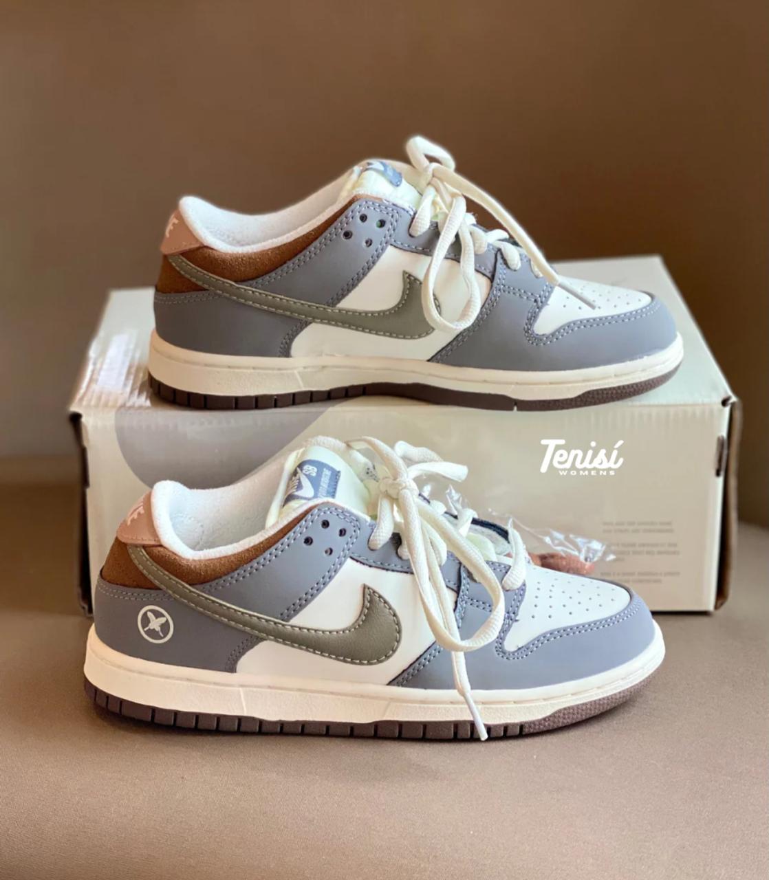 Nike DUNK GRIS-BLANCO