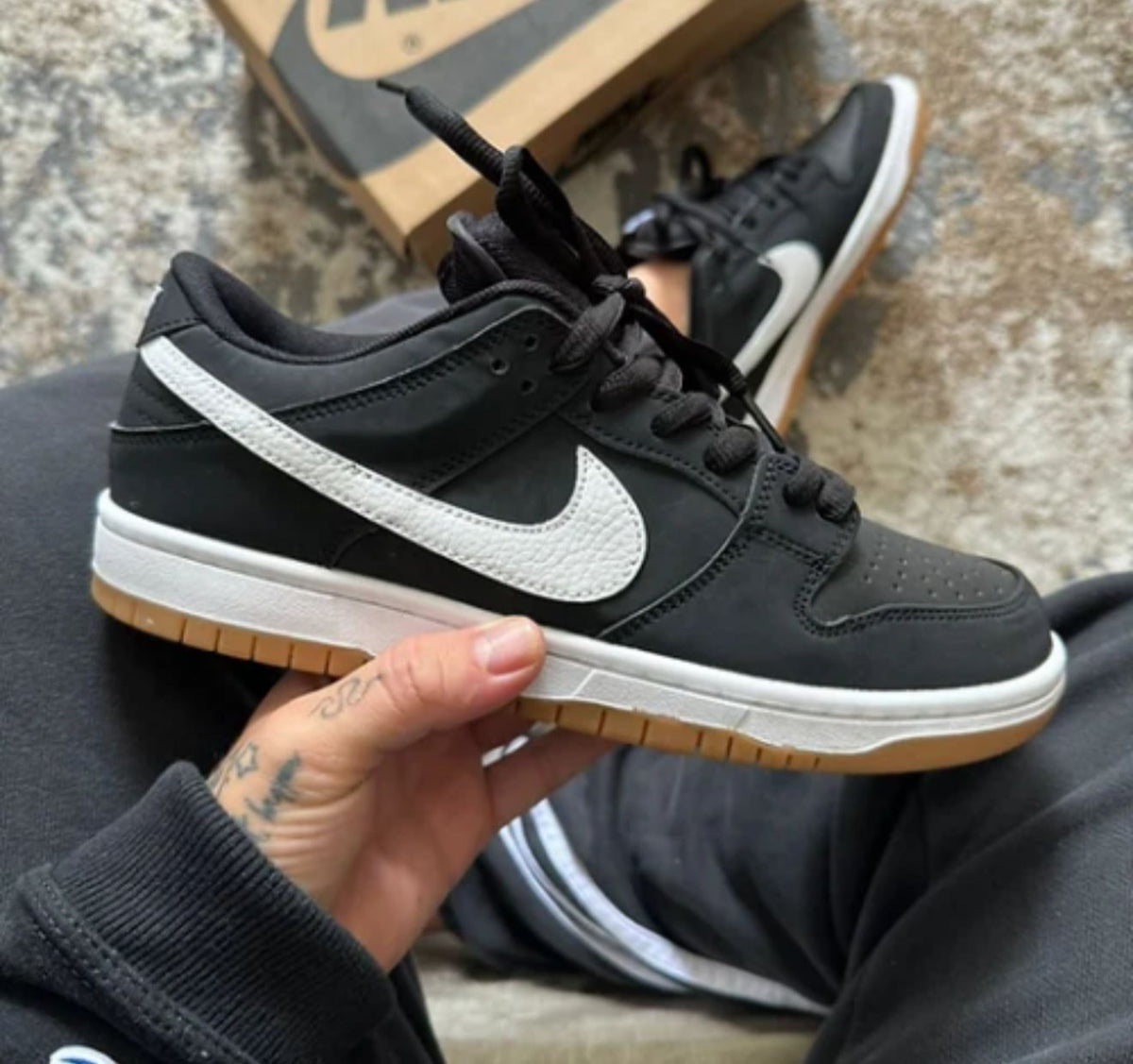 Nike DUNK NEGRO-BLANCO