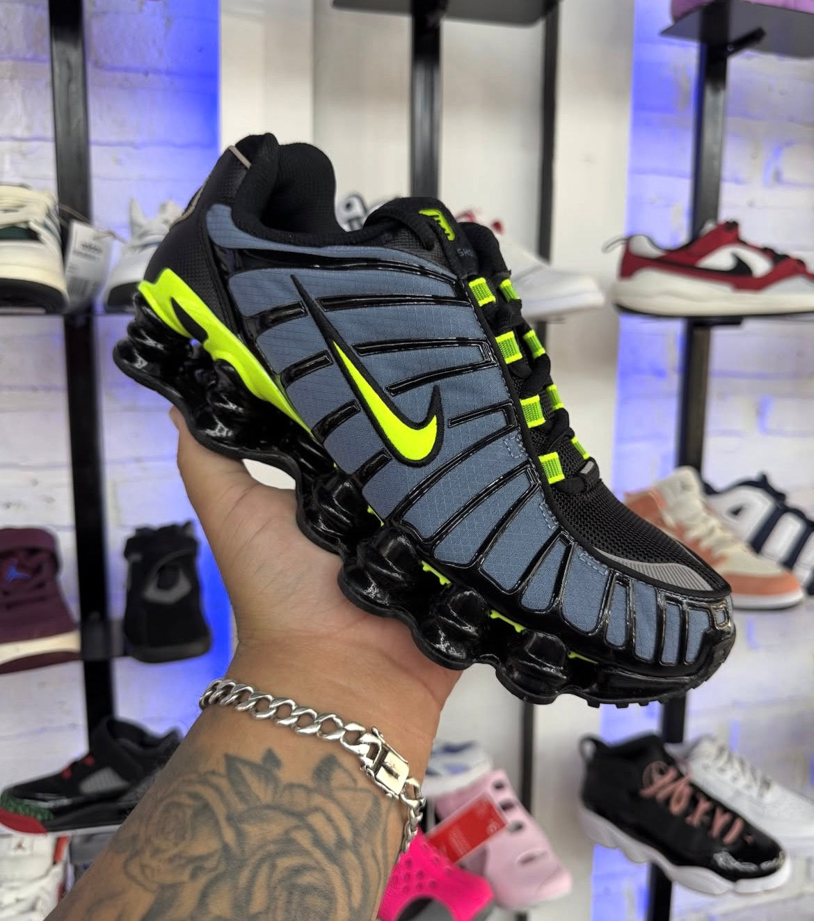 Nike SHOX TL NEGRO-VERDE