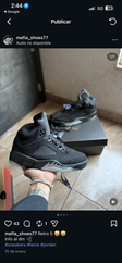Jordan RETRO 5 NEGRO