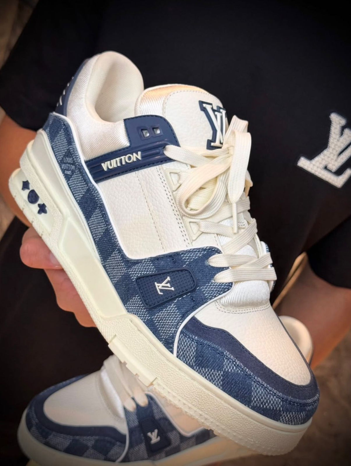 Louis Vuitton TRAINER AZUL-BLANCO