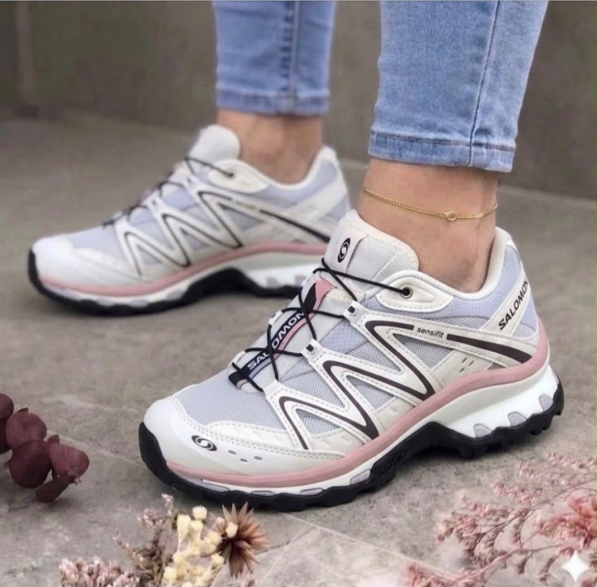 Salomon XT-6 BLANCO-ROSA