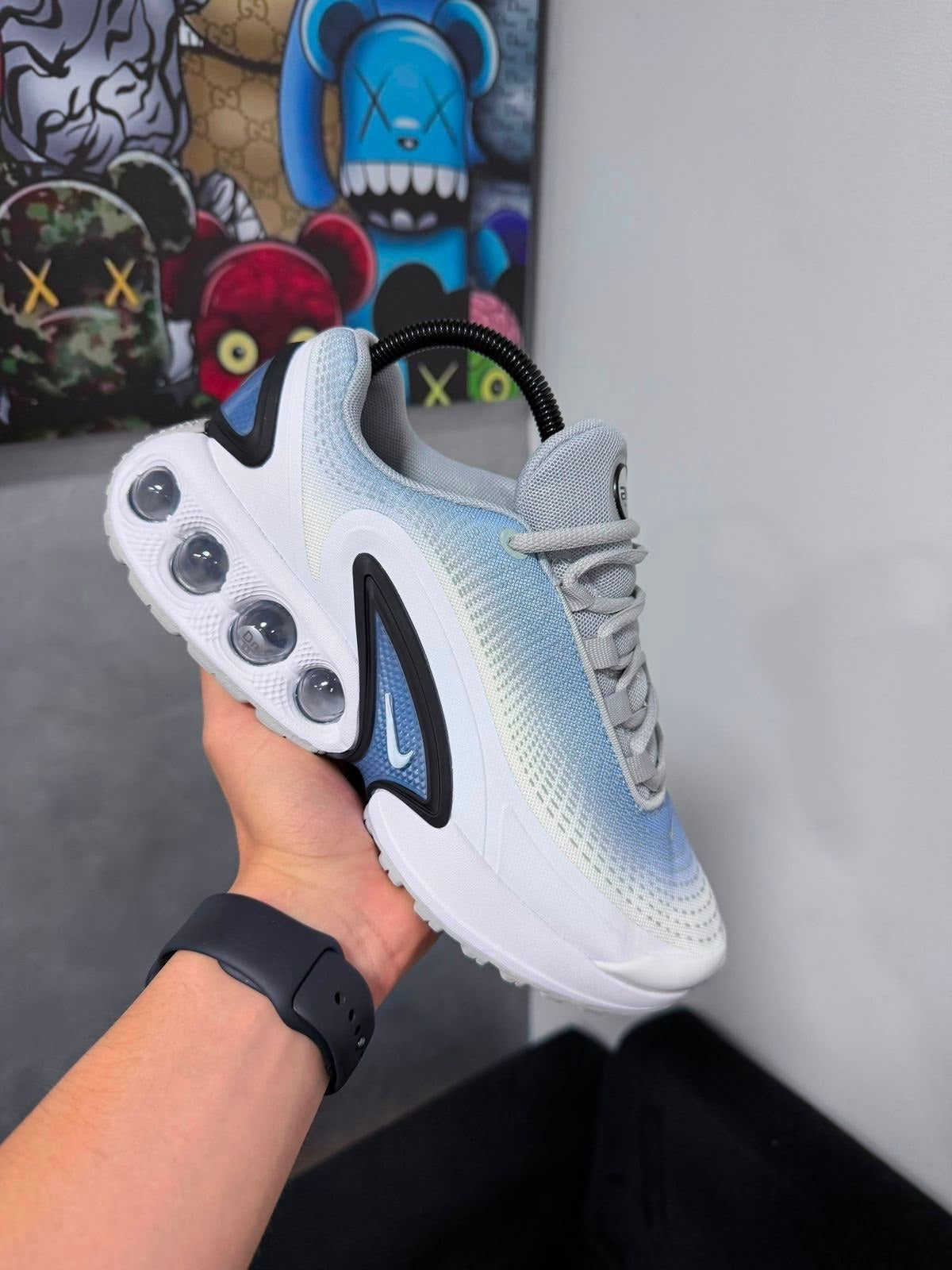 Nike AIR MAX DN BLANCO-AZUL CLARO