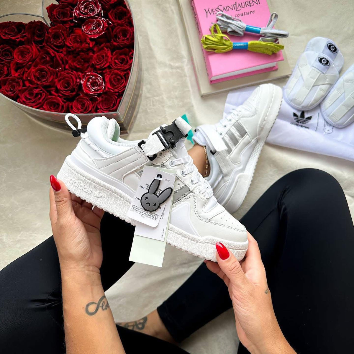 Adidas Forum Bad Bunny Blanco