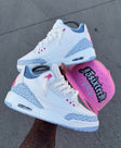 Jordan RETRO 3 BLANCO-AZUL