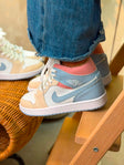 Jordan RETRO 1 BEIGE-AZUL