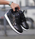 Jordan Retro 1 Low Negro Iridiscente