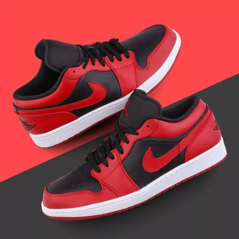 Jordan Retro 1 Low Rojo Negro