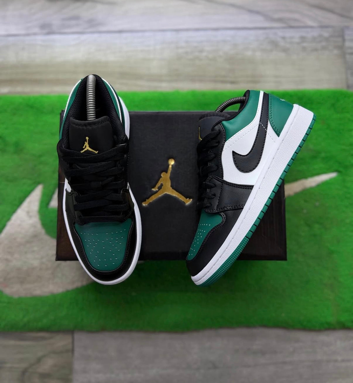 Jordan Retro 1 Low Verde Negro