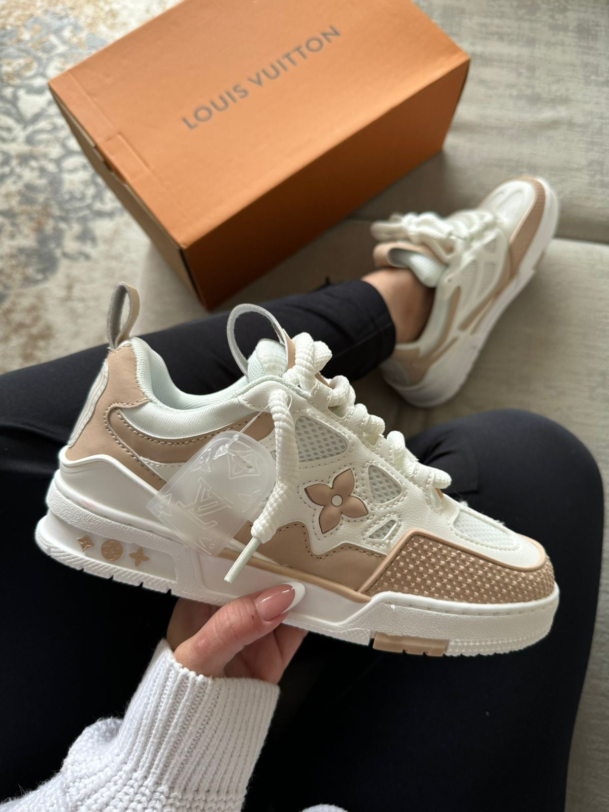 Louis Vuitton SKATE BEIGE-BLANCO