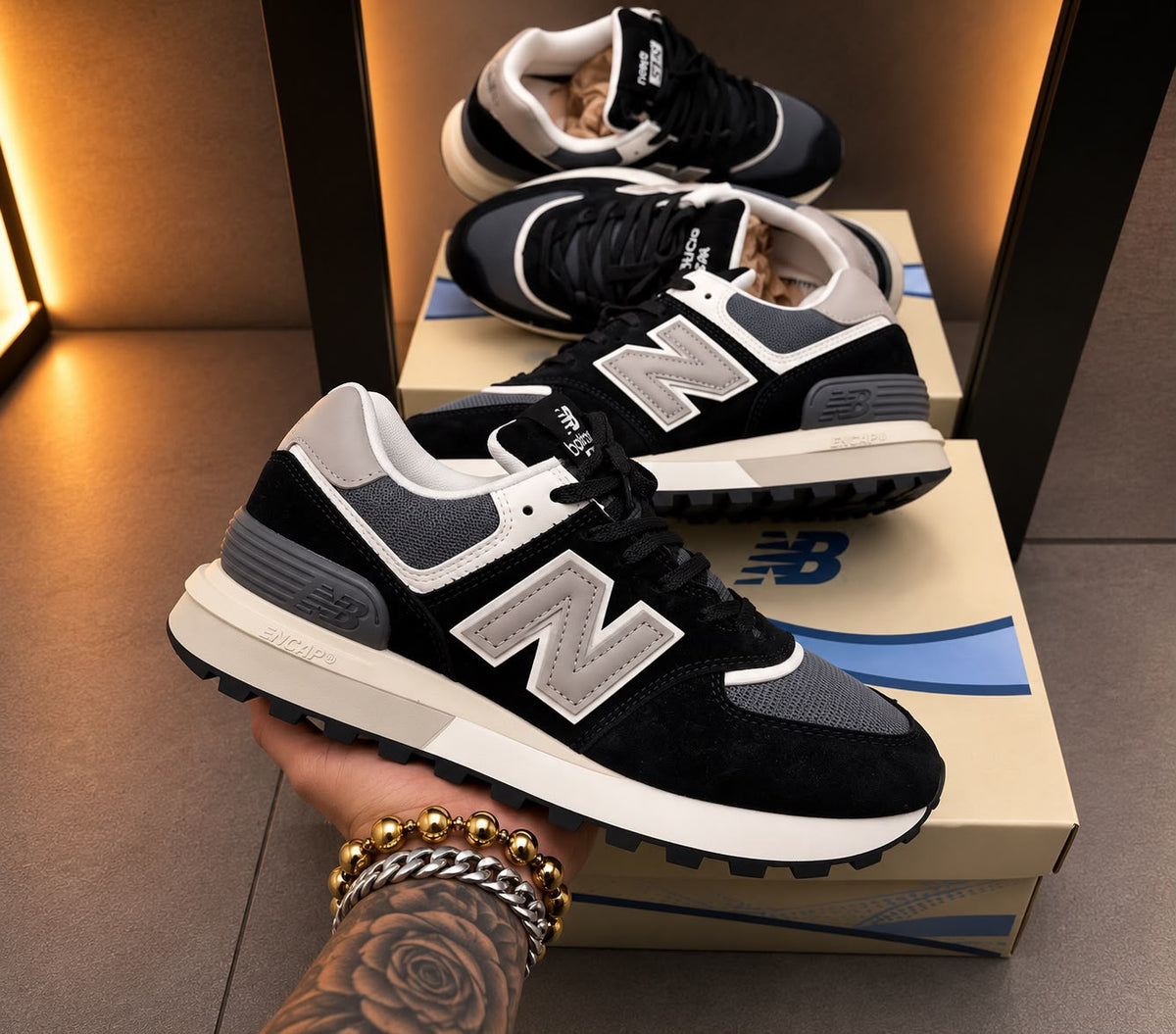 New Balance 574 LEGACY NEGRO-GRIS