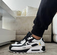 Nike AIRMAX 90 NEGRO-BLANCO GAMUZA