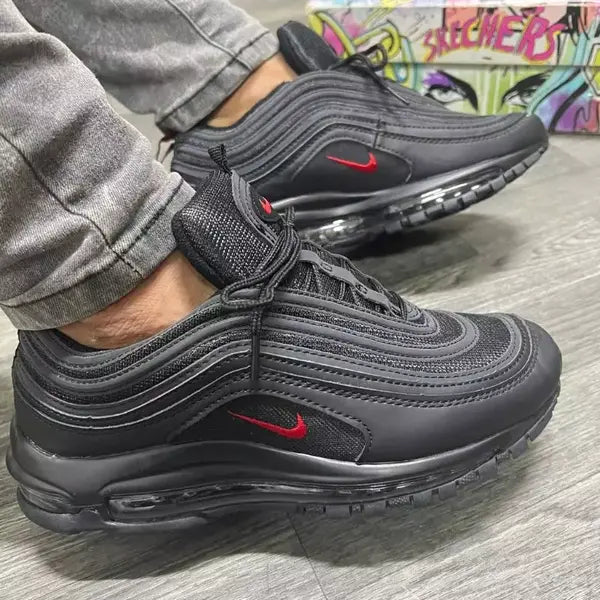 Nike AIRMAX 97 NEGRO-ROJO