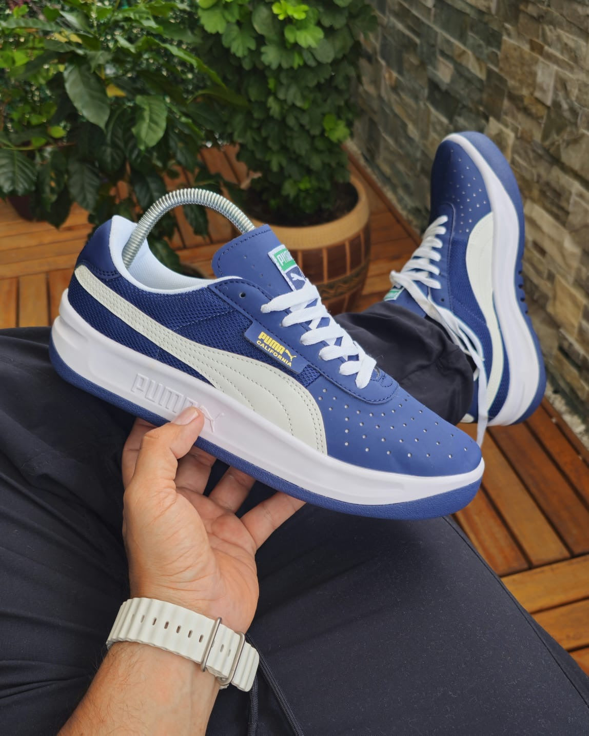 Puma CALIFORNIA AZUL-BLANCO