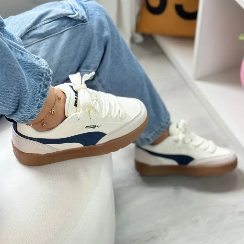 Puma PARK BLANCO-AZUL