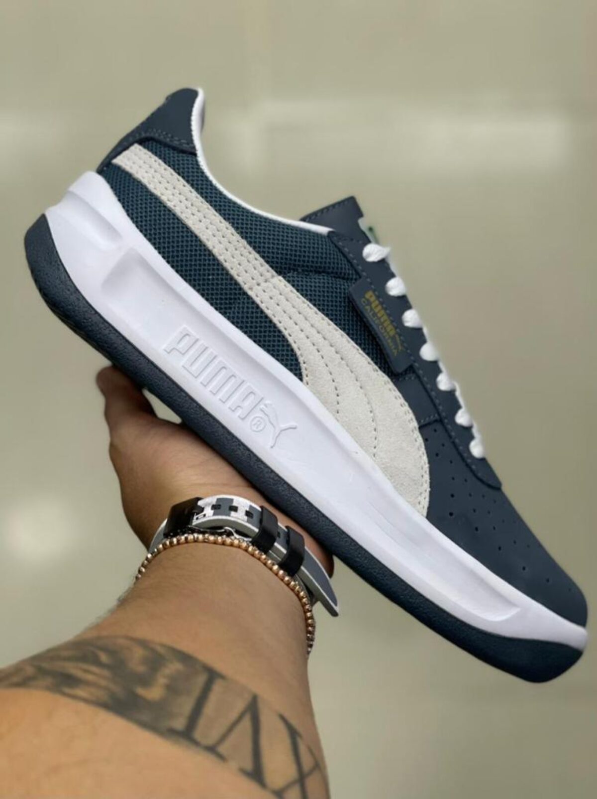 Puma CALIFORNIA GRIS-BLANCO